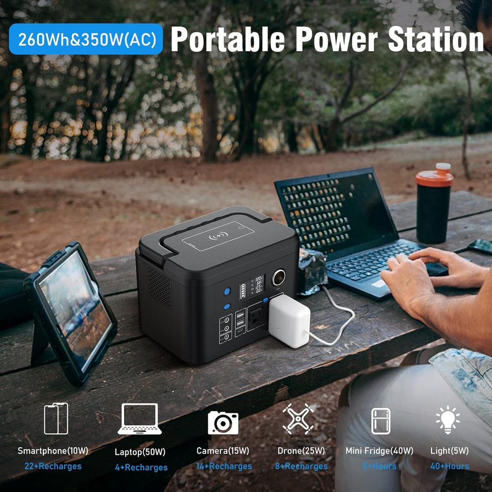 Portable 350W Generator with 6 – Outdoor Adventure Outlet recenzja i cena